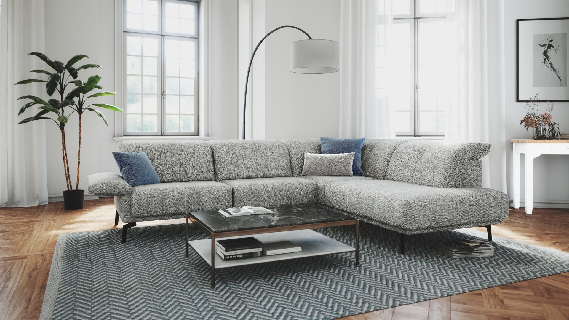 Canapé d'angle Barbuda