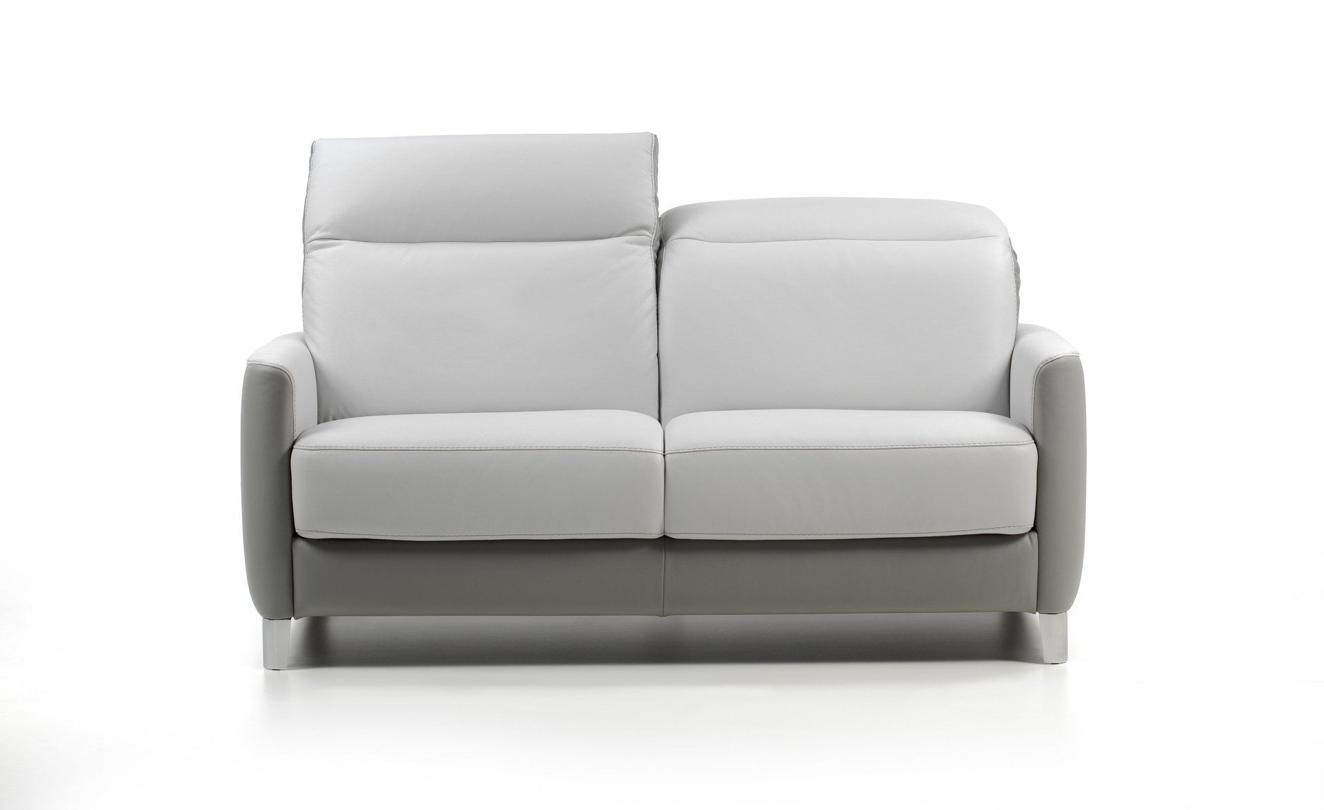 Canapé cuir Bellona bi-ton