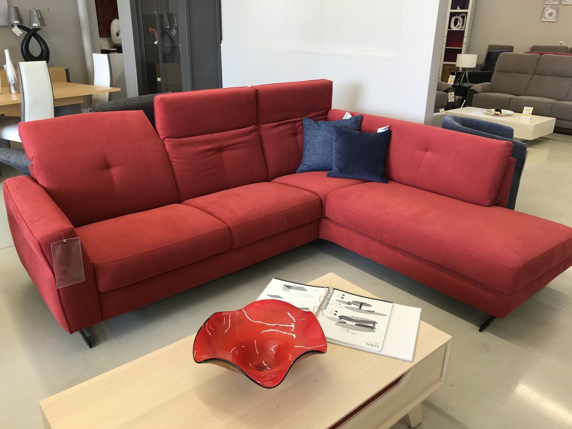 Canapé d'angle Tofane Tissu