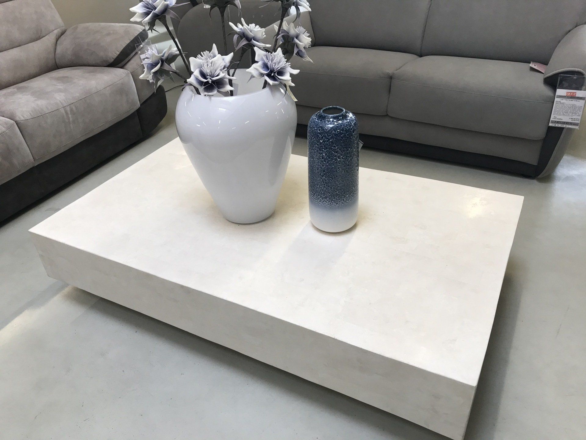 Table basse Marbre Ivoire