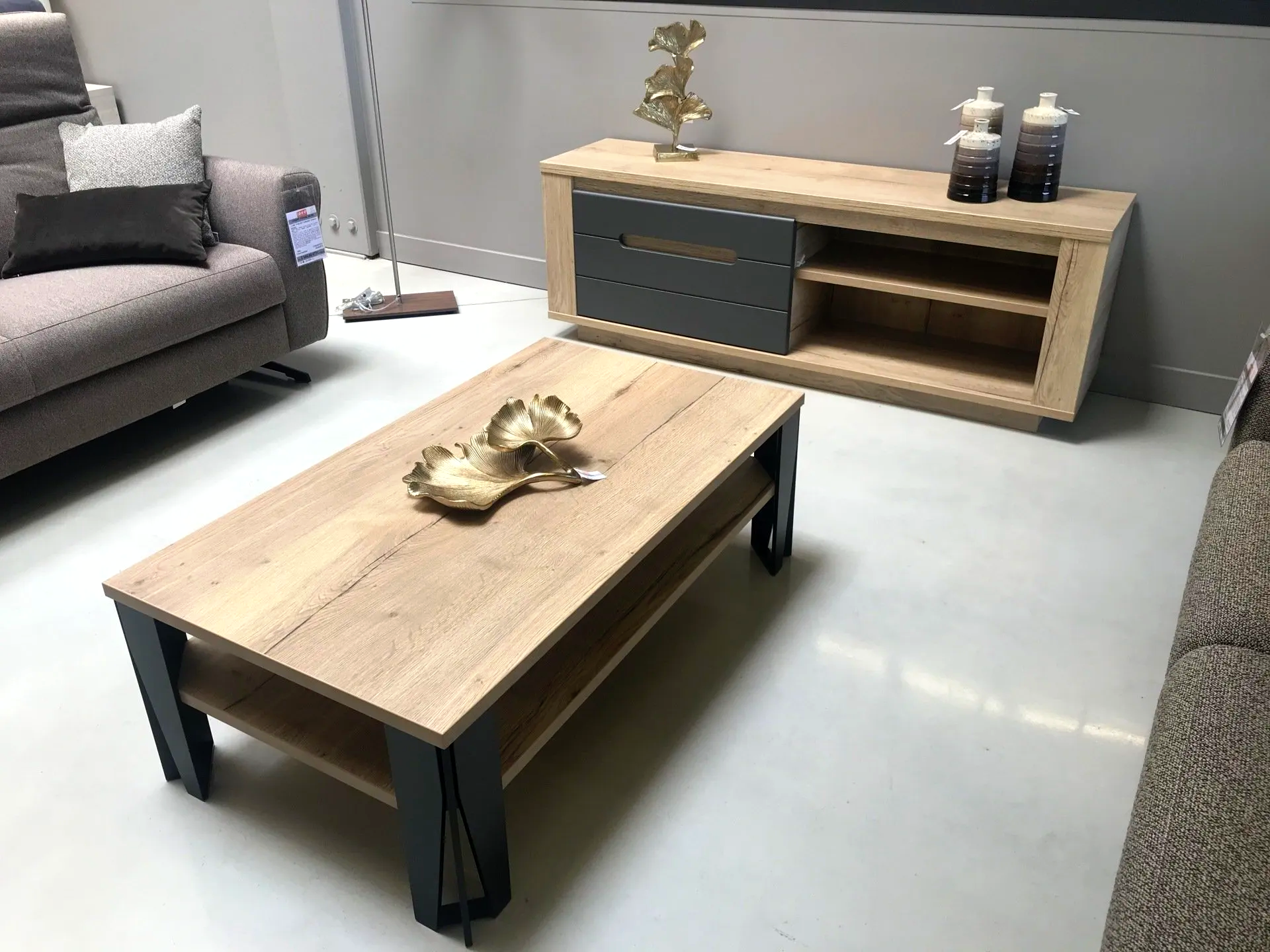 Meuble TV et table basse Himalaya