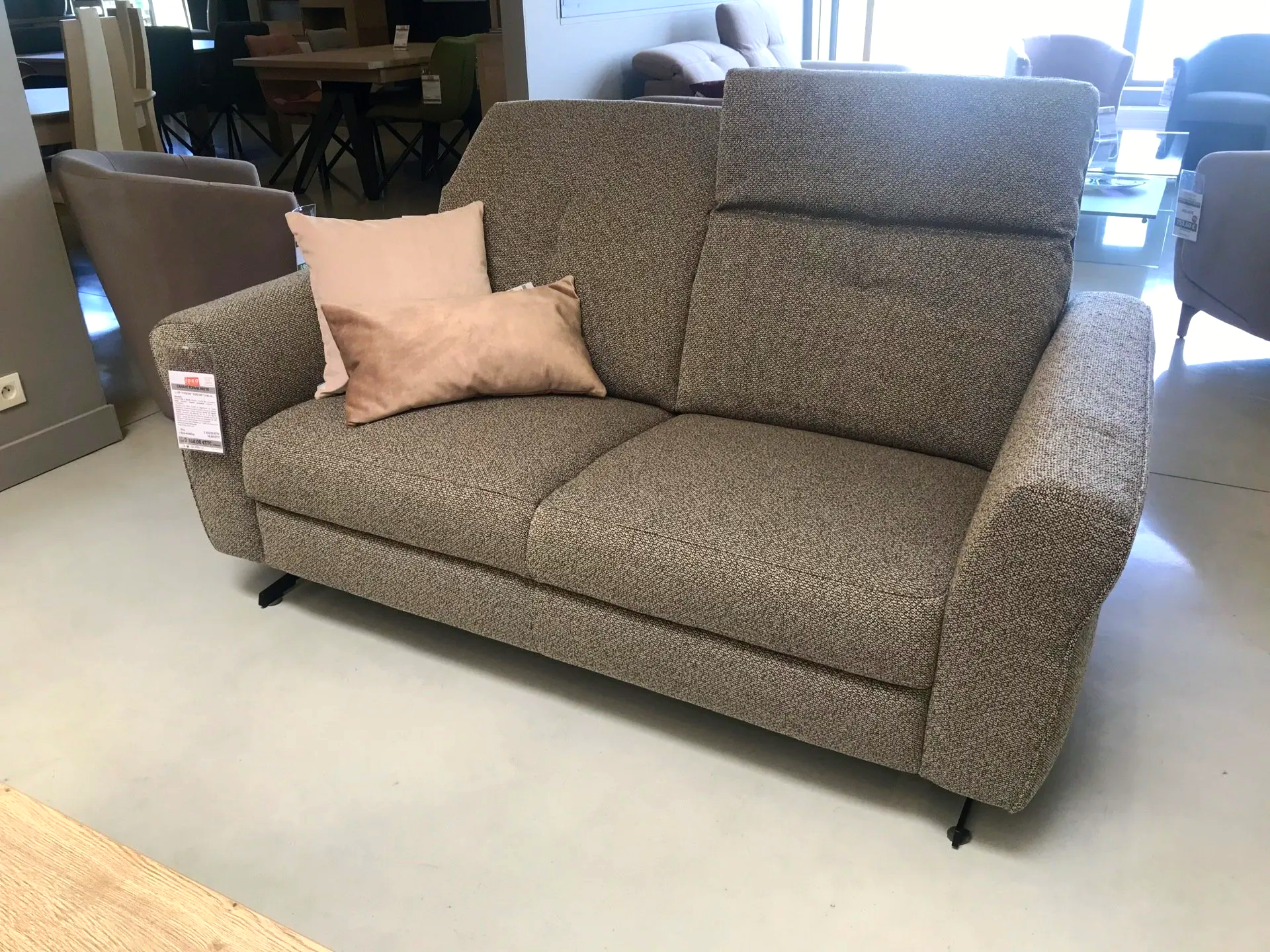 Canapé 2 places Tofane Tissu