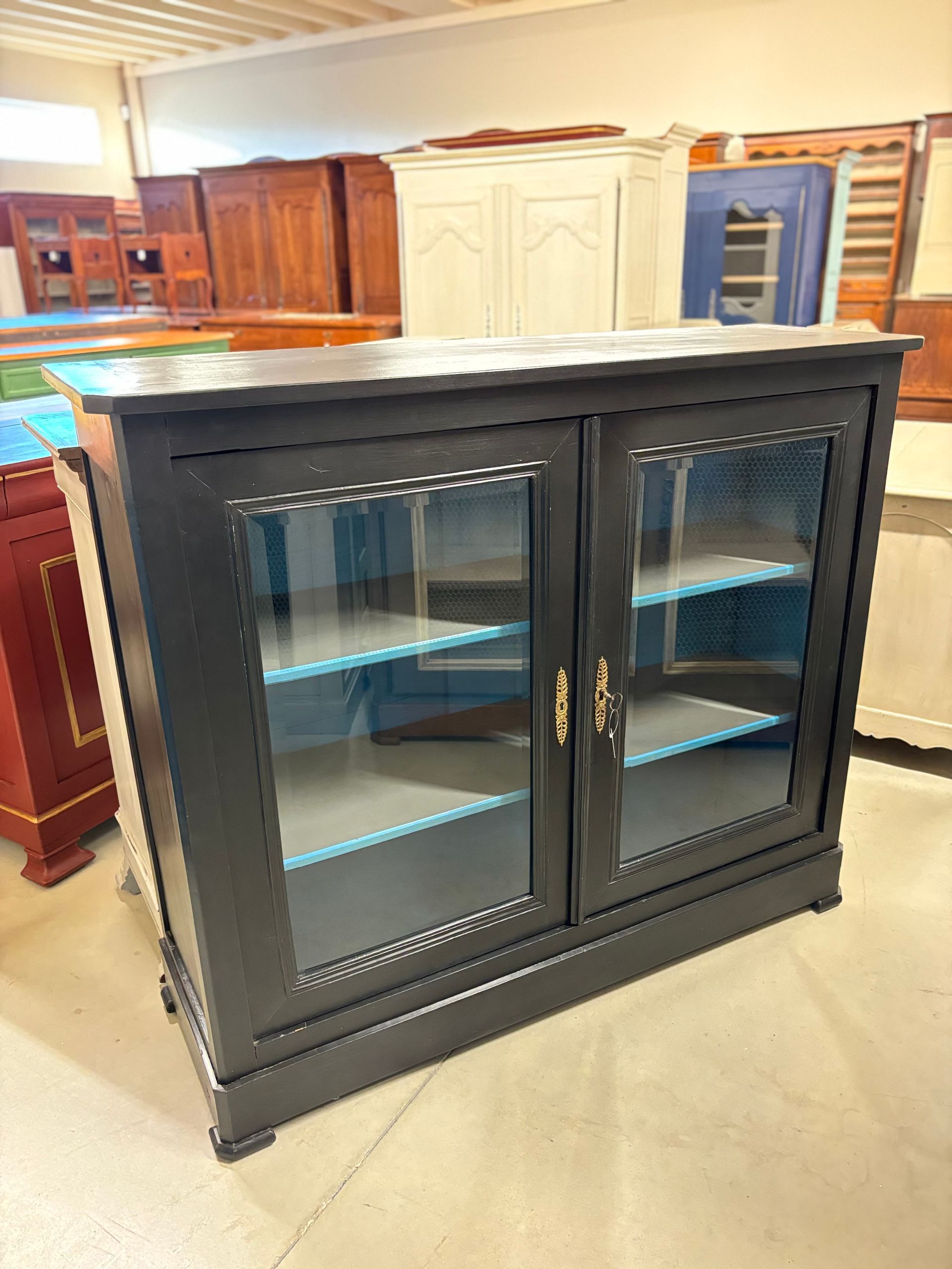 Vitrine ancienne relookée