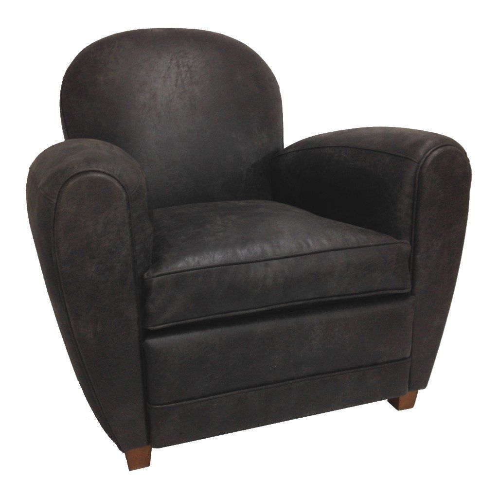 Fauteuil Club cuir Oxford