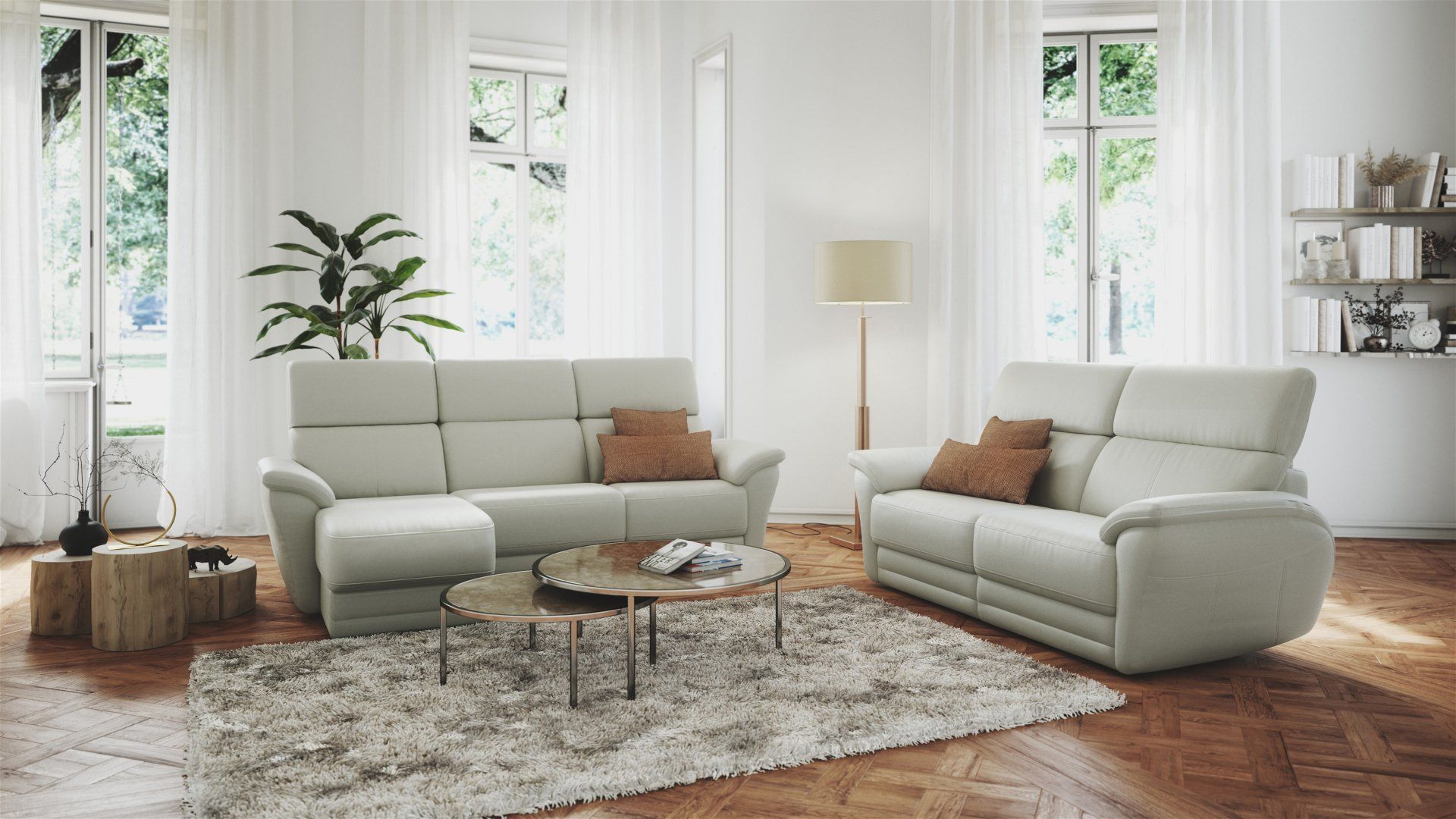 Canapé Valmer avec méridienne