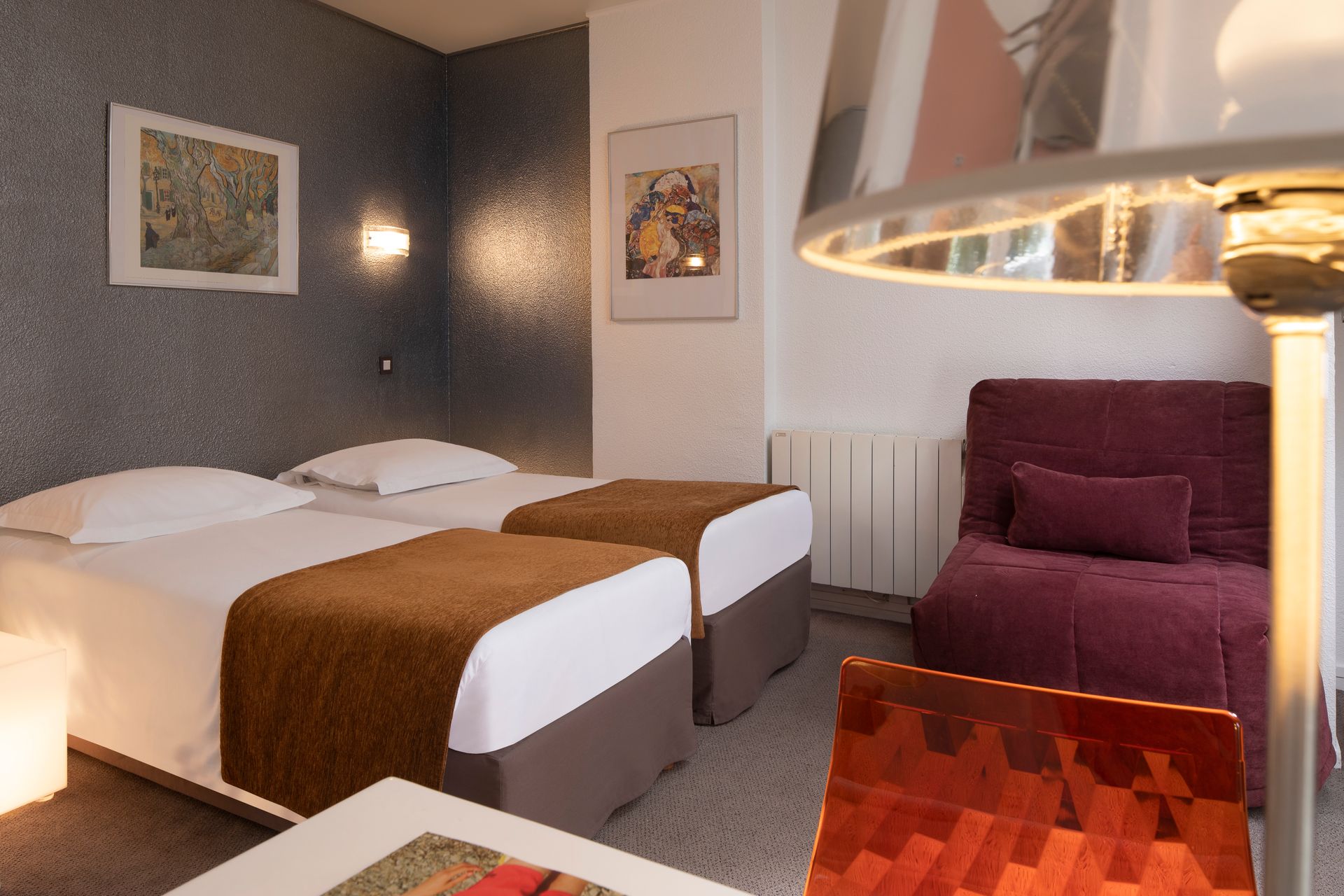 Hôtel Hameau de Passy, intérieur chambre 221