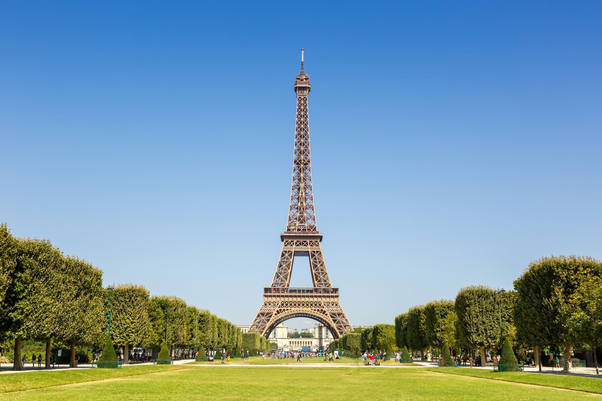 Jardins près de la Tour Eiffel