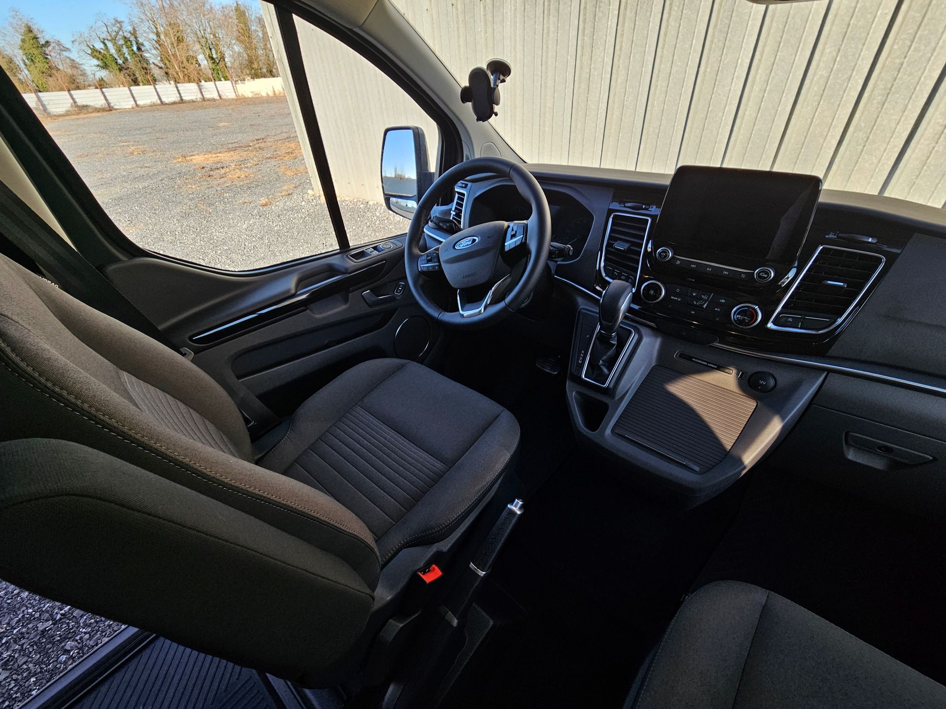 Place conducteur d'un minibus