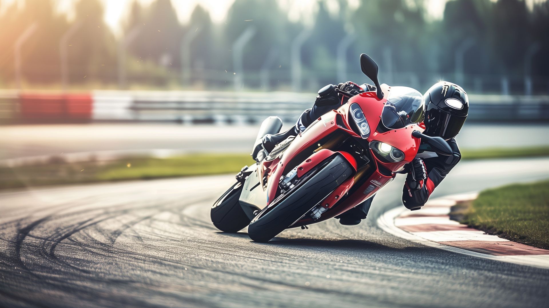 BB Motos - moto rouge