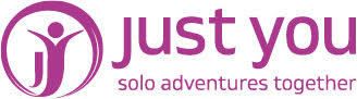 The logo for just you solo adventures together
