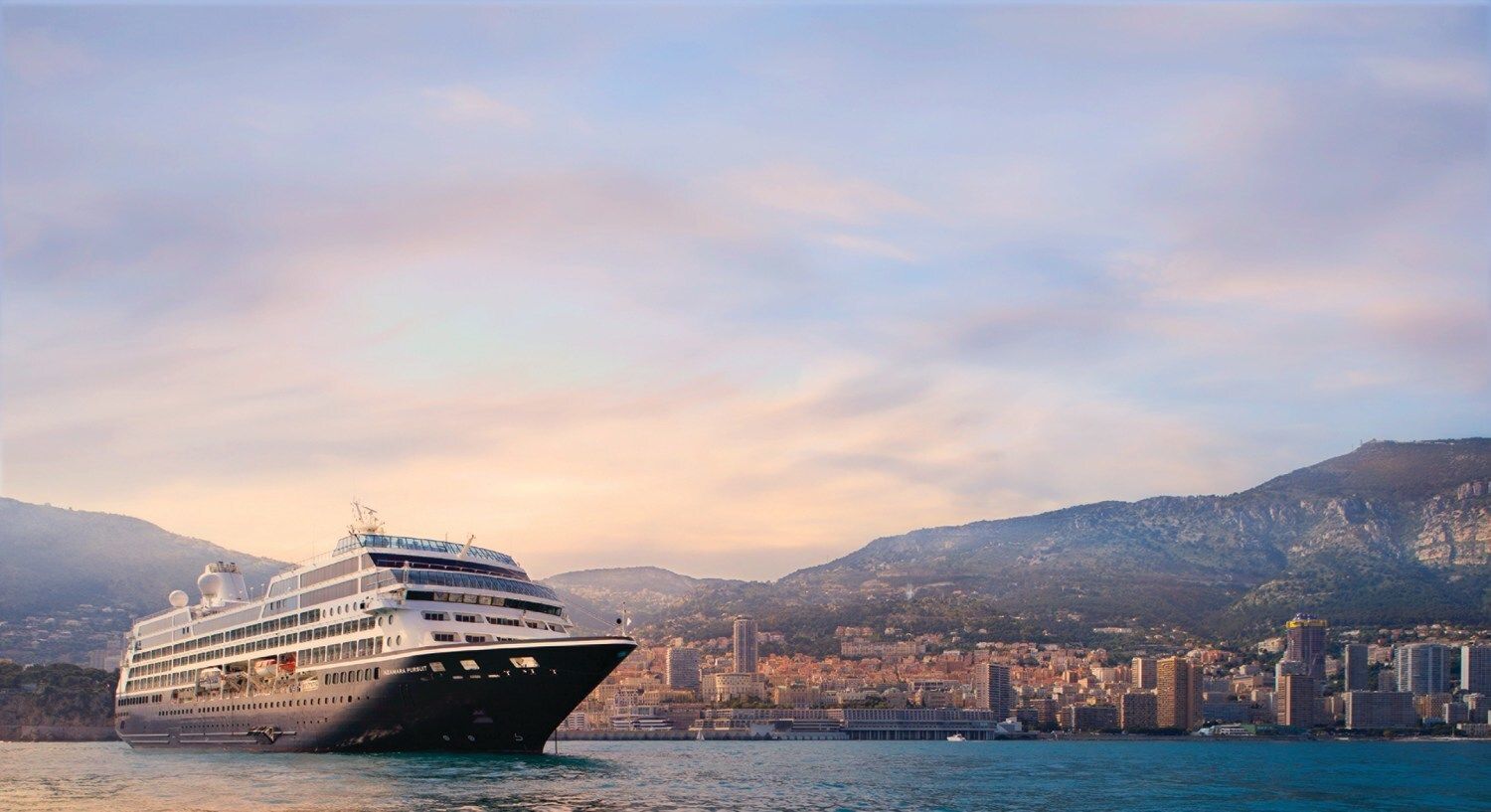 Cruise ship with Azamara on it 