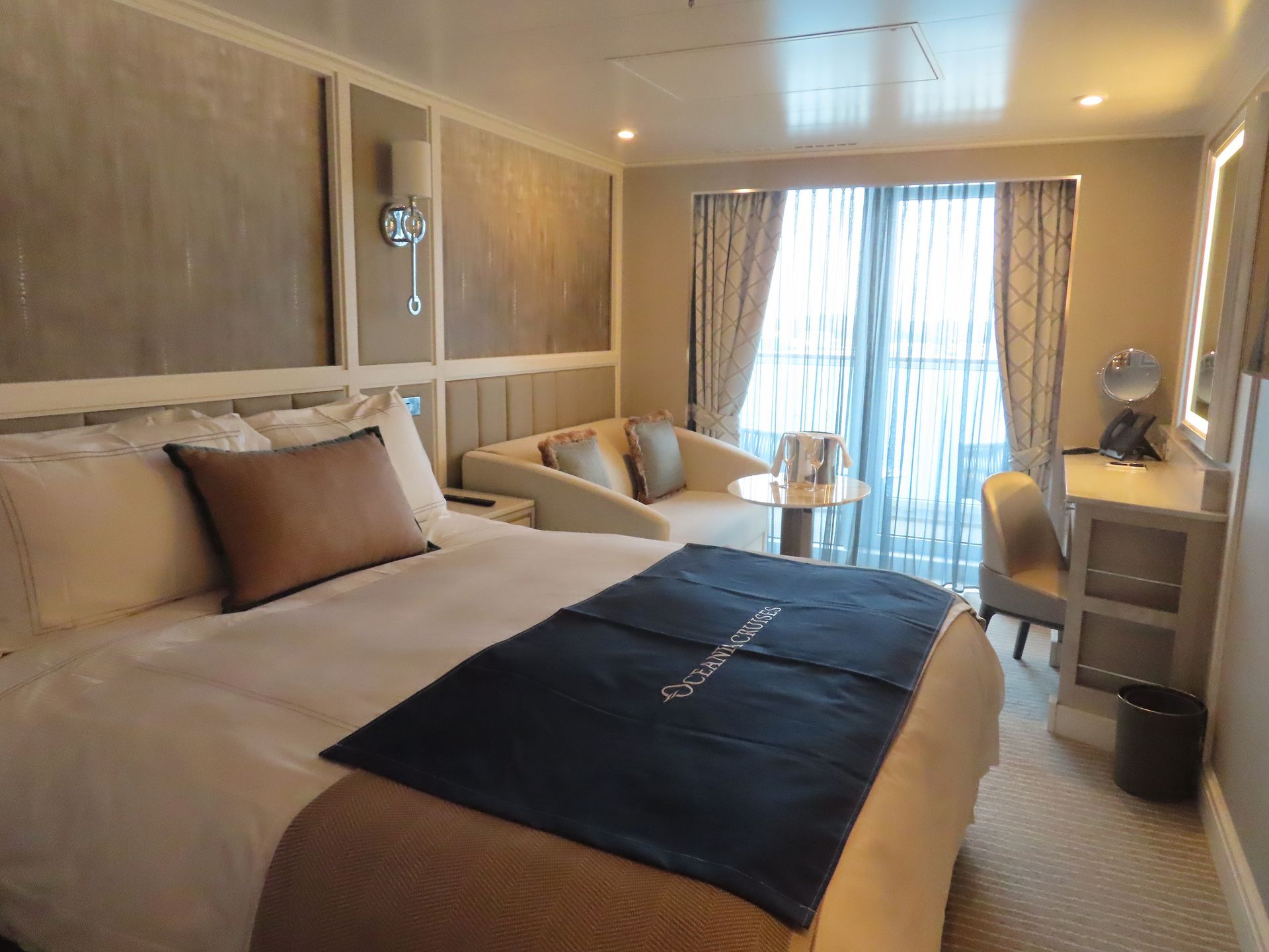 Concierge Veranda Stateroom on board Oceania Cruise Vista