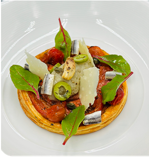 FRESH TOMATO TART at Solis