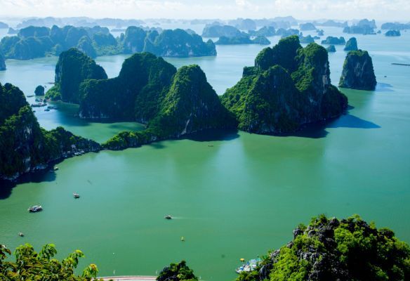Halong Bay, a popular pre- or post- Mekong River cruise stay