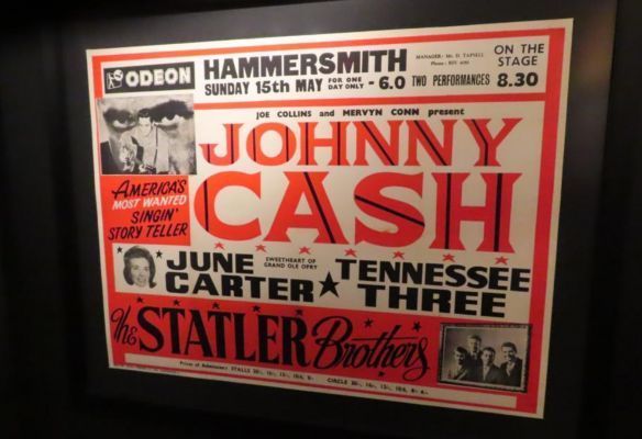 a poster for johnny cash and the statler brothers, Johnny Cash Museum