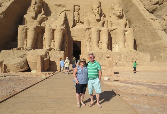 Rachel and Bill in Egypt