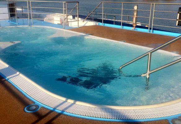 Pool Area on APT Magnificent Europe River Cruise