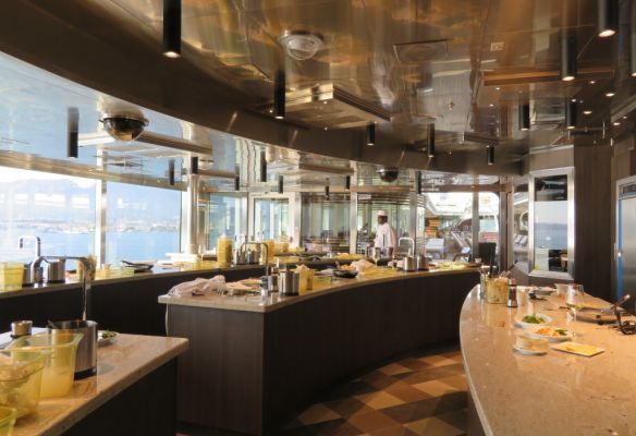Culinary Arts Kitchen onboard Seven Seas Explorer