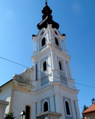 The Baroque 18th-century St Mary’s Church in Osijek