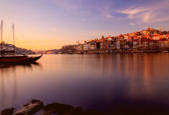 A sunset cruise through Porto on an Emerald Douro River Cruise