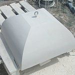 Pilier en pierre calcaire Tuffeau