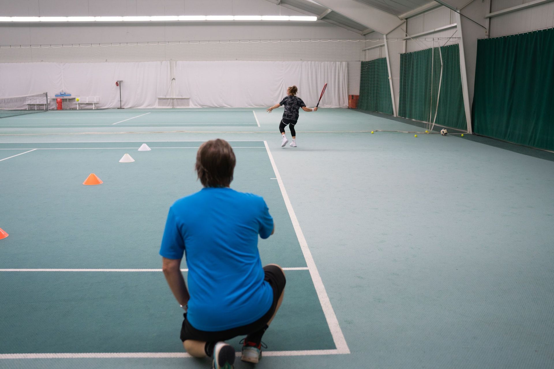 Tennistraining in Halle