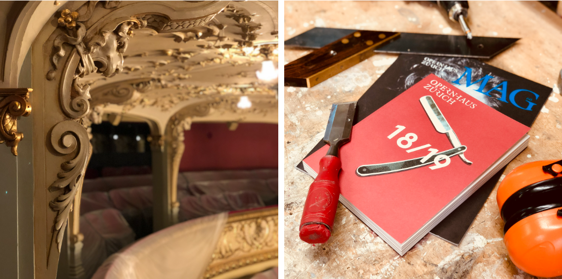 Ein Buch mit dem Titel „18/20“ liegt auf einem Tisch neben Orangen.