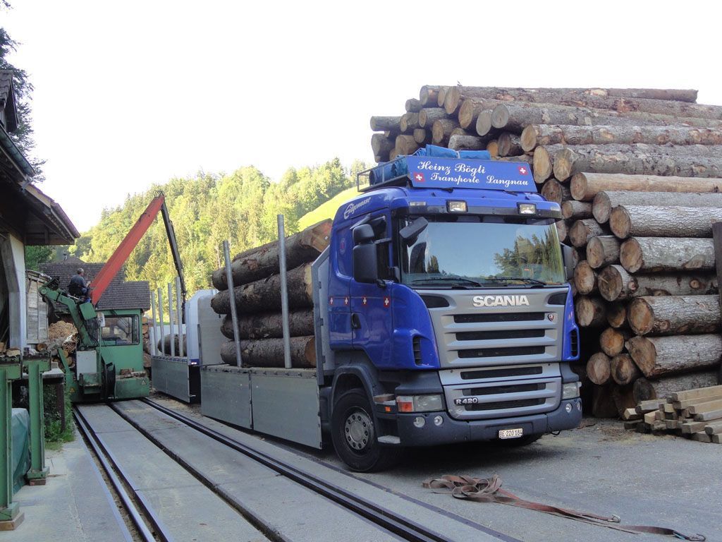 Rundholztransport - Heinz Bögli GmbH - Langnau i.E.