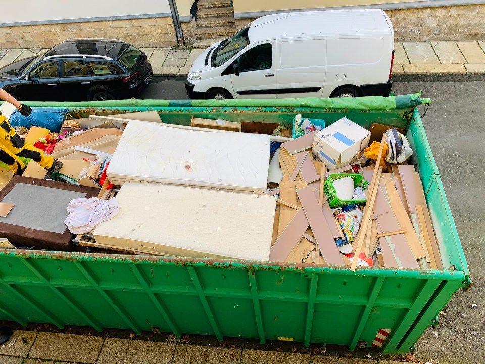 Container, den René Robenz gefüllt hat