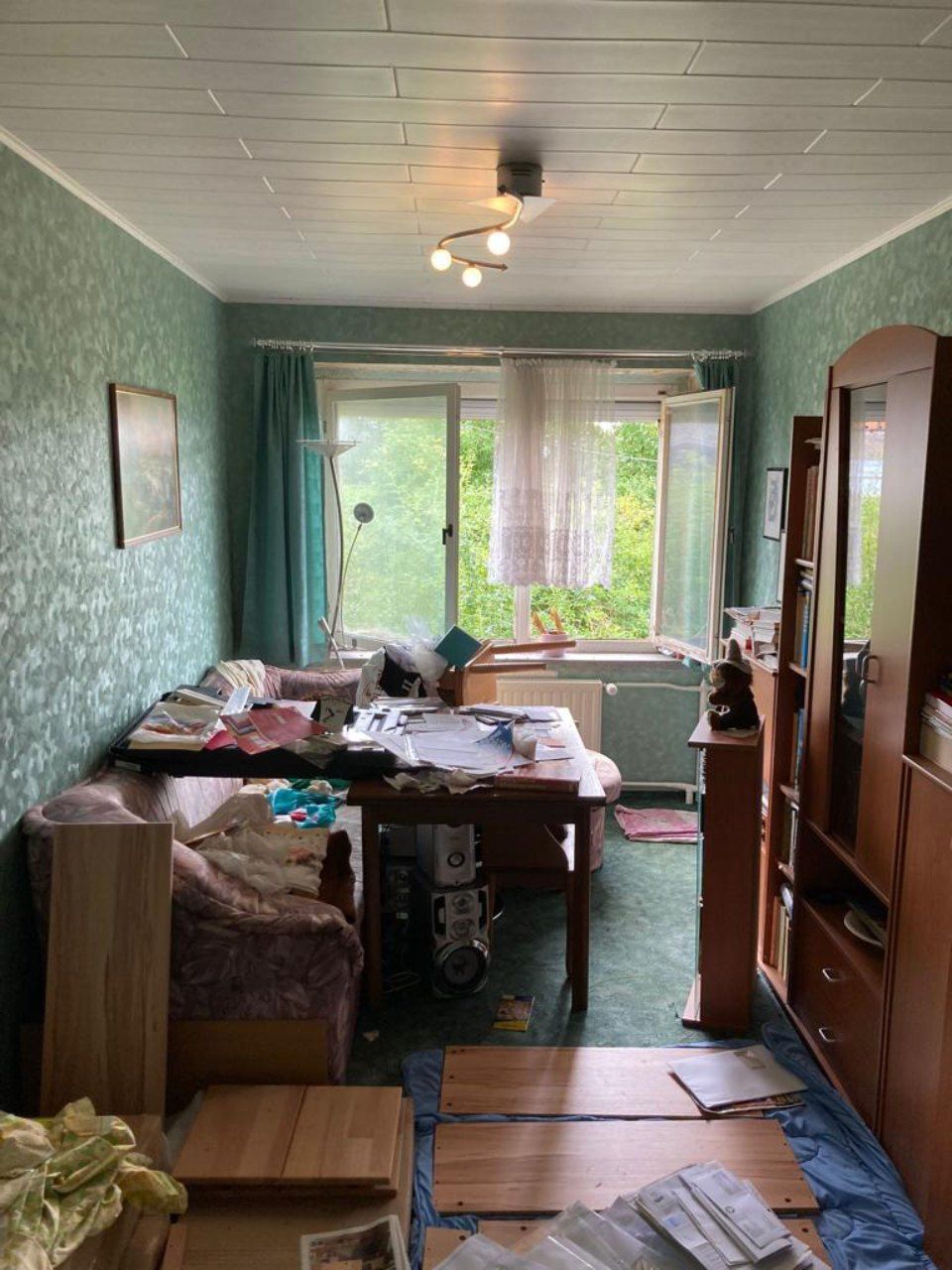 Zimmer, das von René Robenz geräumt wird