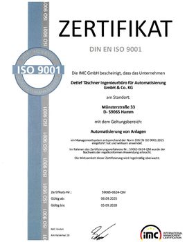 EQM ZERT Zertifikat