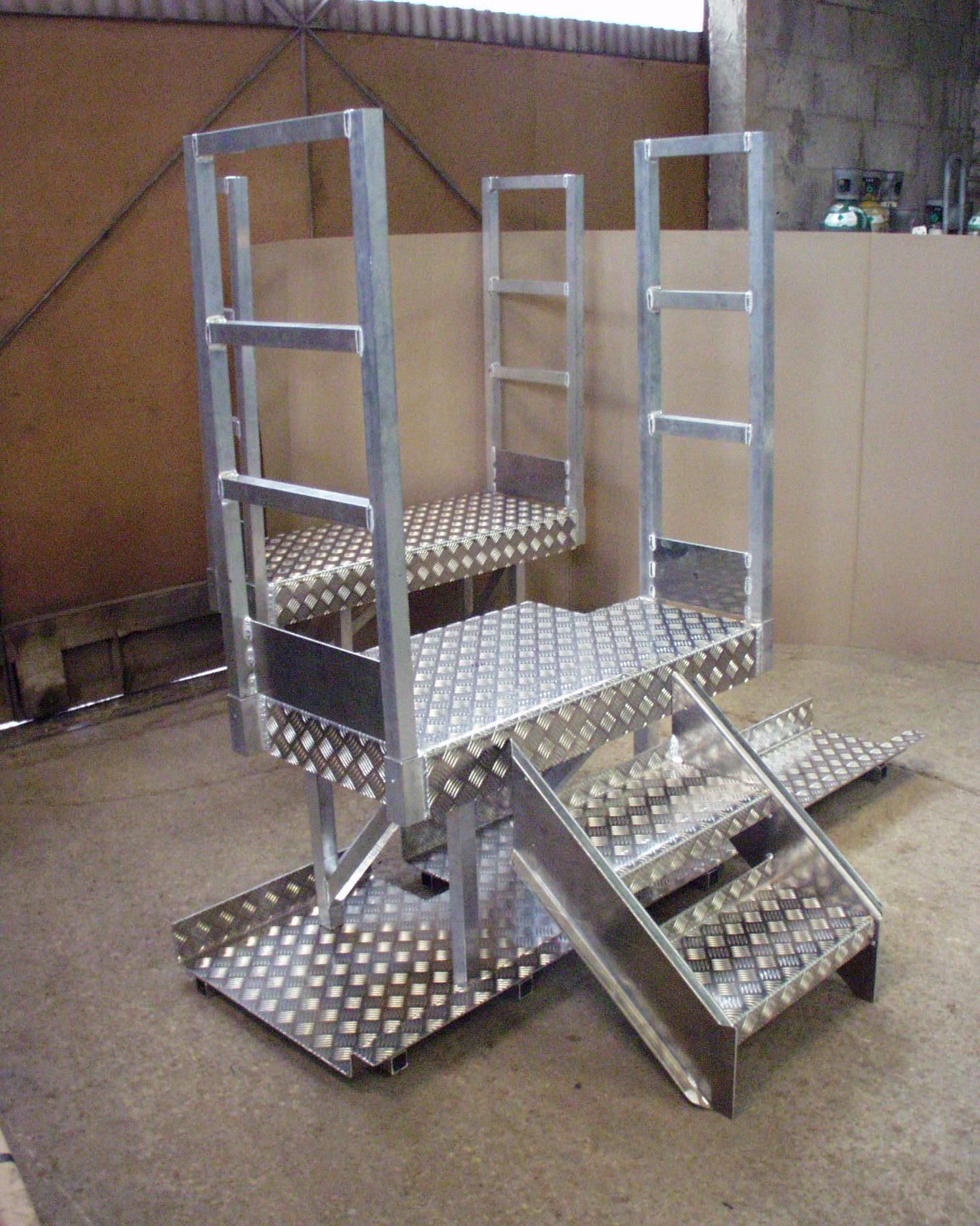 Plateforme en aluminium