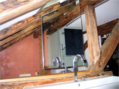 Spiegel Zinnengasse Zürich - Harry Jerger Glas + Holz f.p.s.