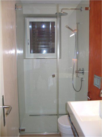 Duschtrennwand - Harry Jerger Glas + Holz f.p.s.