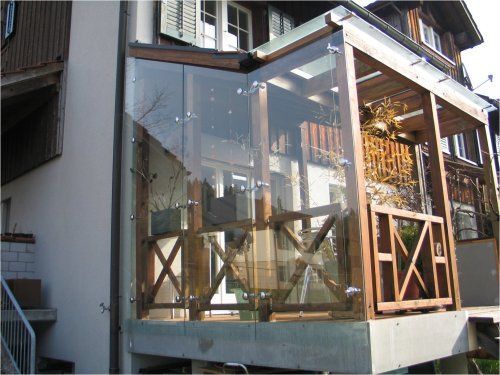 Geländer - Harry Jerger Glas + Holz f.p.s.