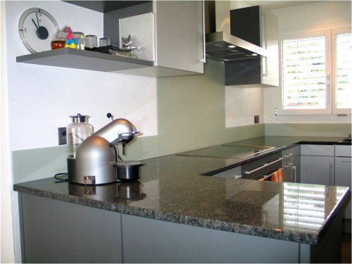 Küchenrückwand aus Glas - Harry Jerger Glas + Holz f.p.s.