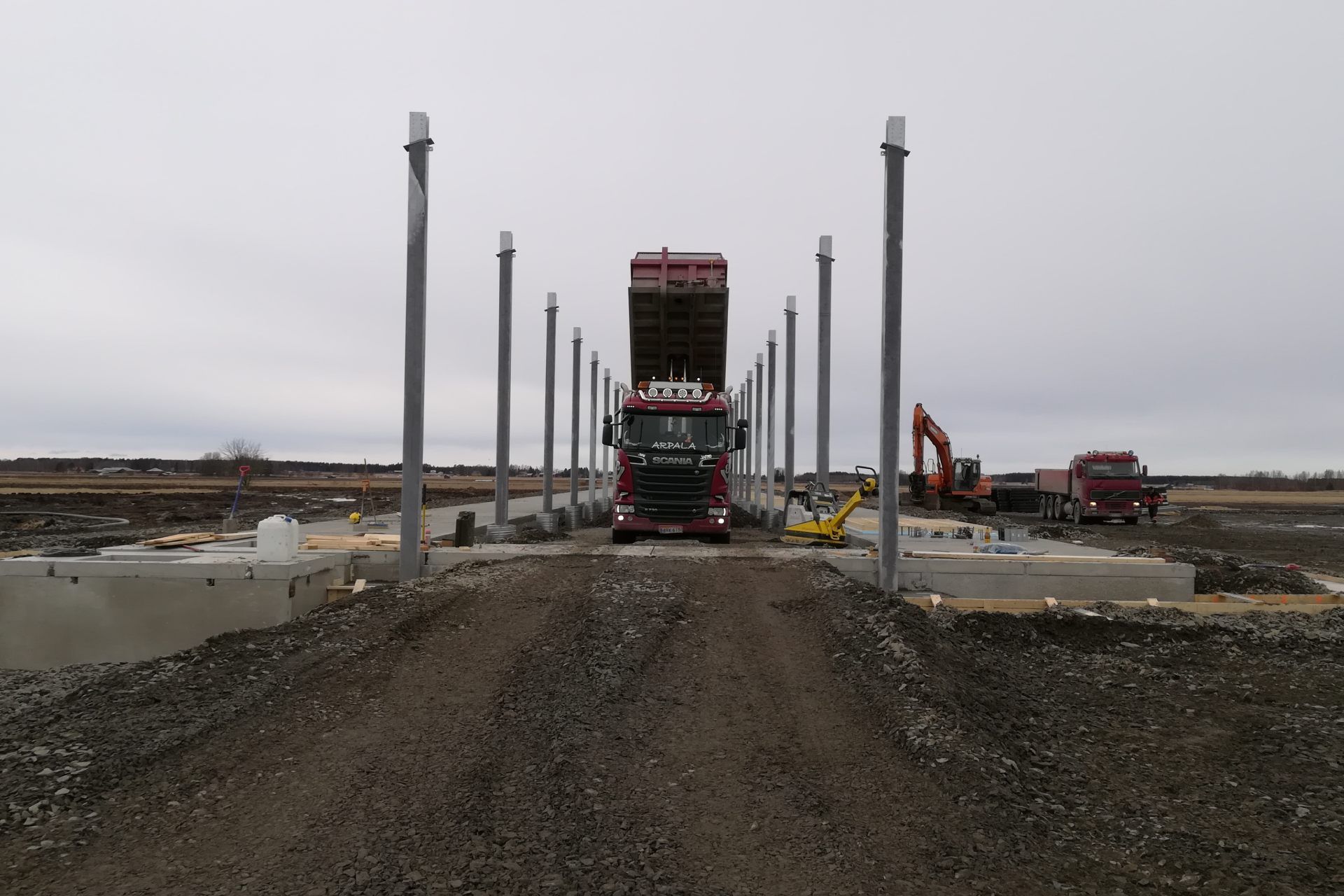 Maanrakennuksen työt, Jallun Hiekka Oy, Vimpeli