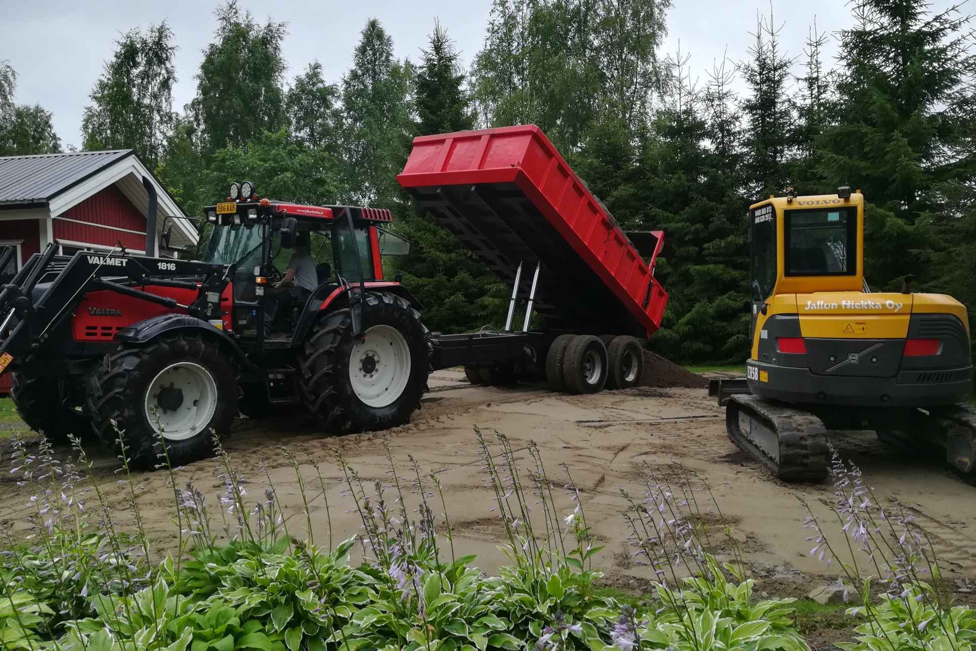 Maa-aineskuljetukset, Jallun Hiekka Oy, Vimpeli