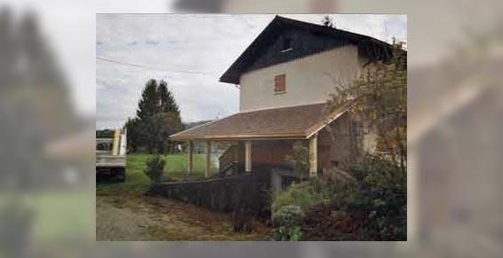 Suptil et Fils - Saint Baldoph - construction d'un appentis