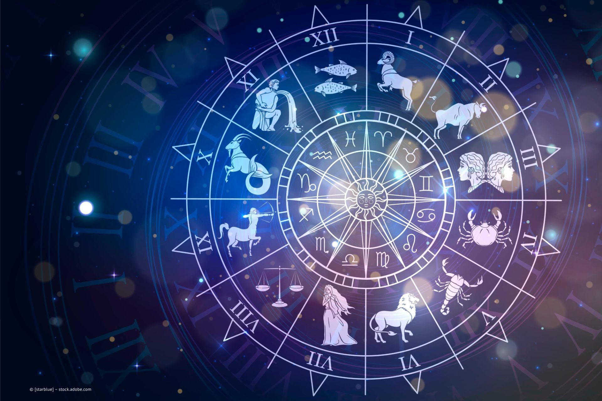 Bild Diagramm von Sternzeichen