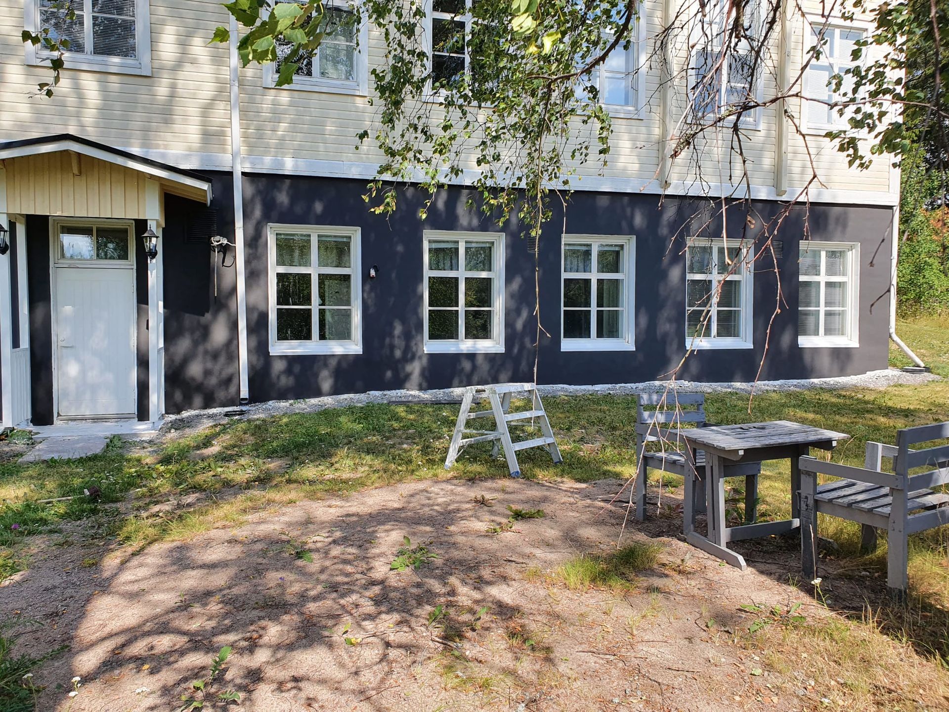 Vanhan koulun sokkeli ja radonkorjaus