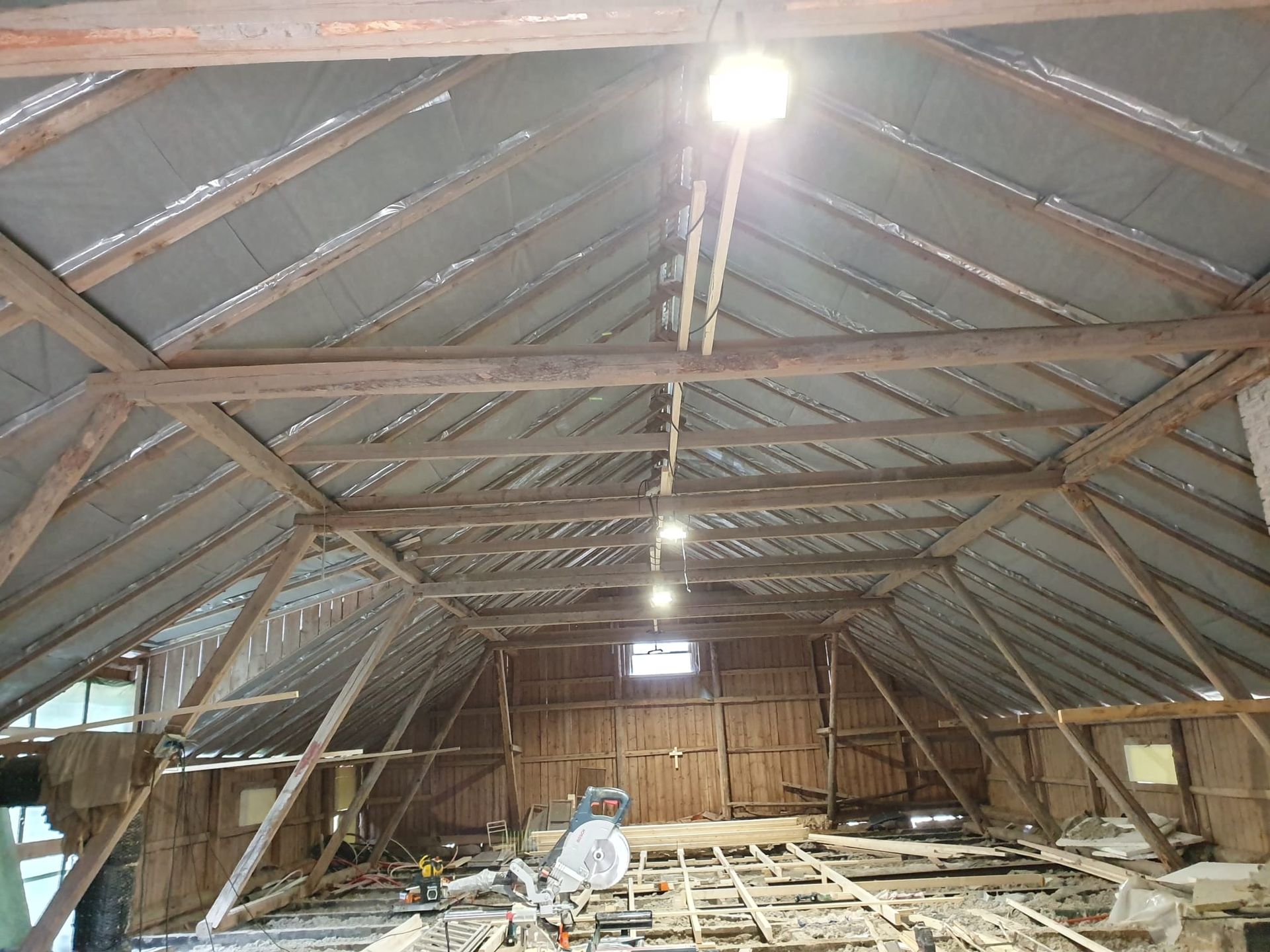 Vanhan navetan remontti