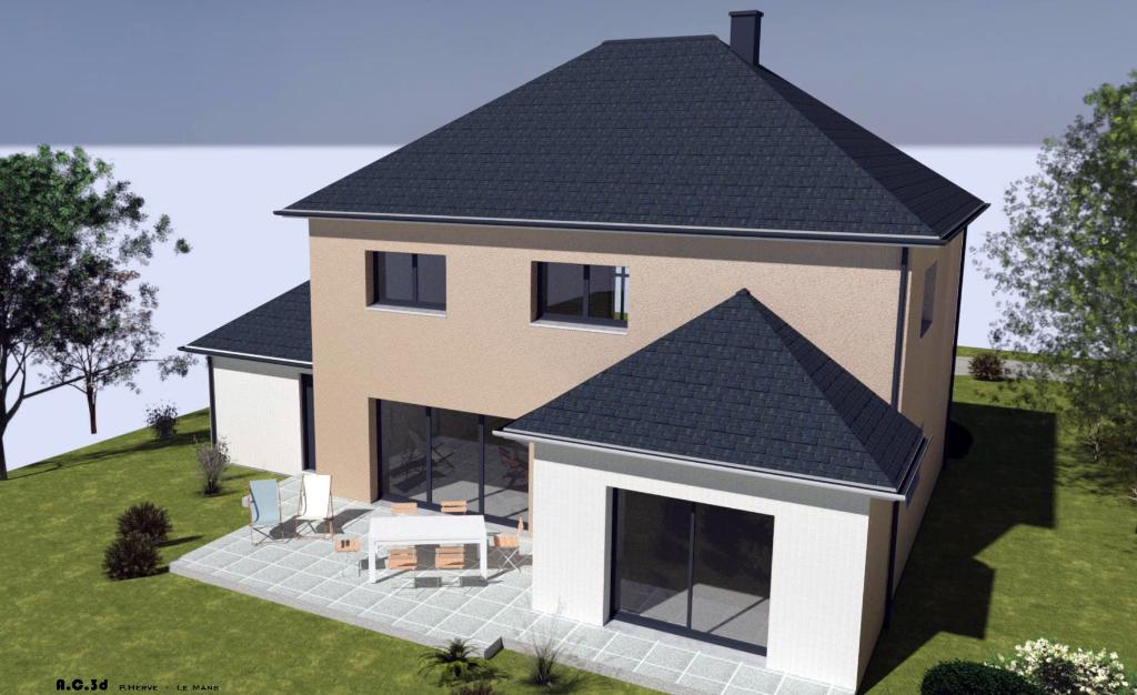 Modèle de maison contemporaine