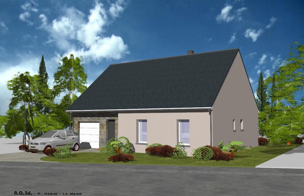 Modèle de maison contemporaine simple