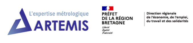 Logo ARTEMIS et logo Direccte de Bretagne