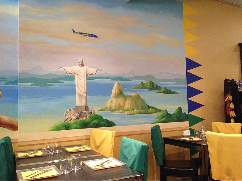 Restaurant Ô Brazil tables et décoration