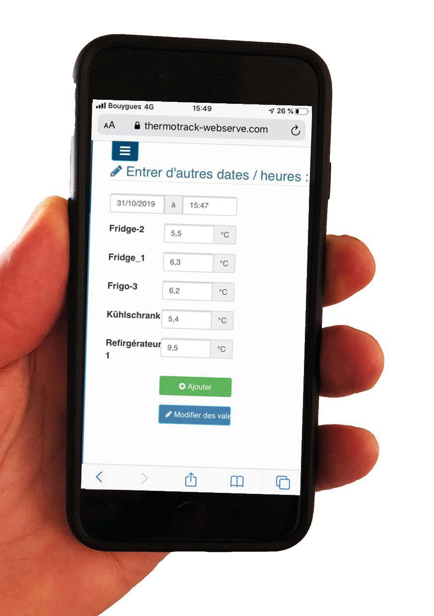 Bigler – Kältelogistik – SOFTWARE THERMOTRACK – Programmierung für das Auslesen der Buttons