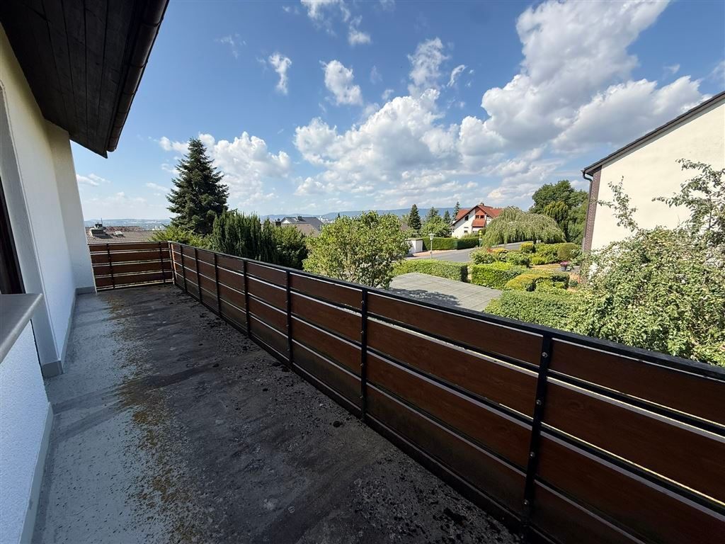 Ausblick vom Balkon