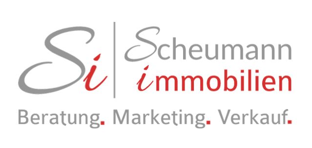 Ein Logo für eine Firma namens si schaumann immobilien