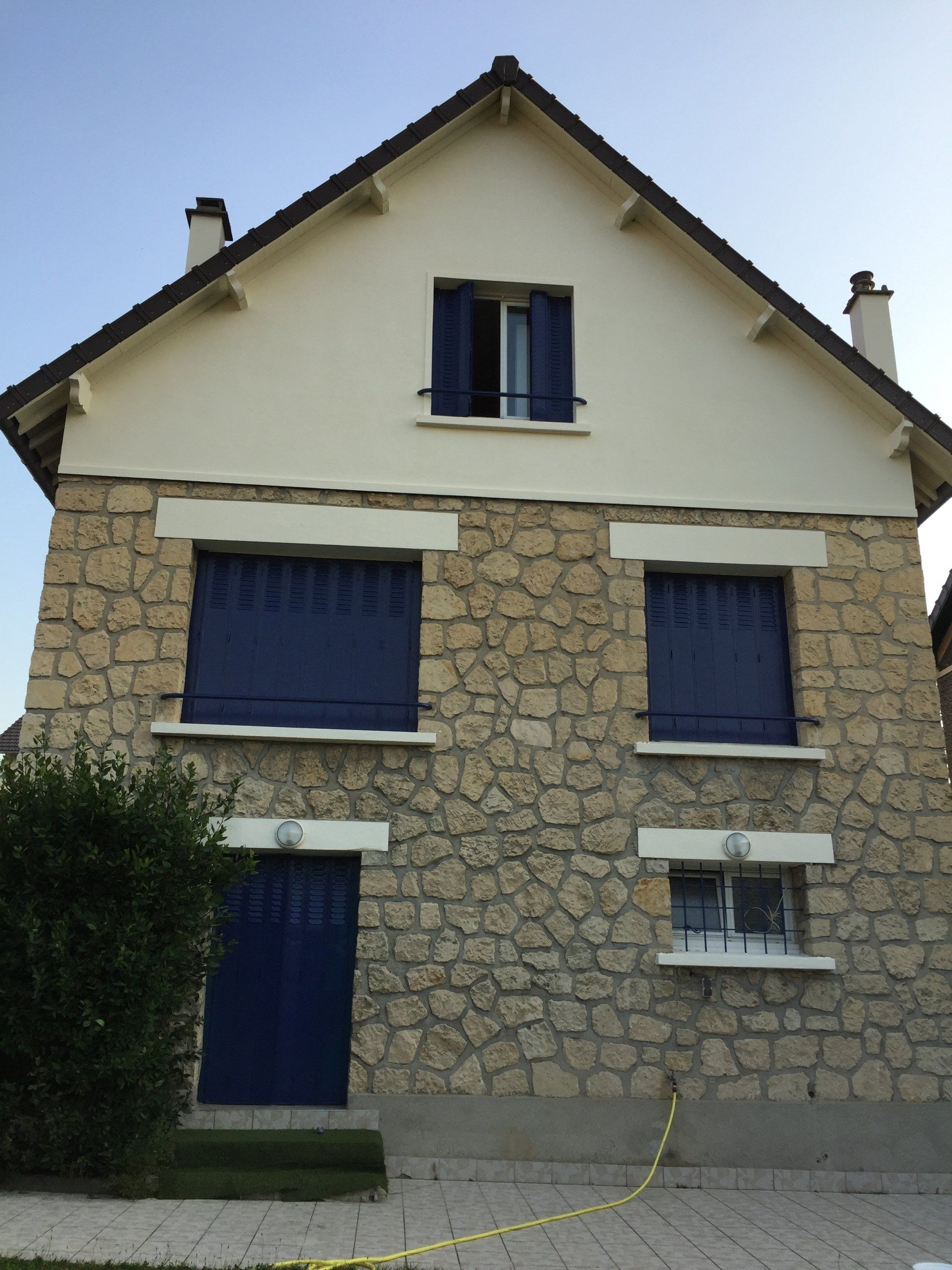 Après ravalement de peinture